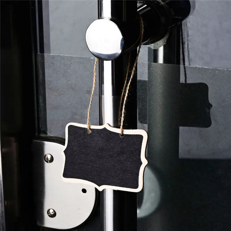 12pcs/lot Mini Novel Lovely Reversable Blackboard Ornaments Message Board Double Sides Greeting Hanging Plates Size 6*8cm|blackboard blackboard|side