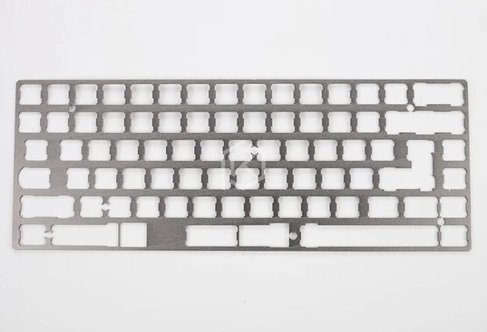 XD84 eepw84 алюминиевая механическая клавиатура пластина поддержка xd84 eepw84 75% pcb - Цвет: XD84 plate grey x1