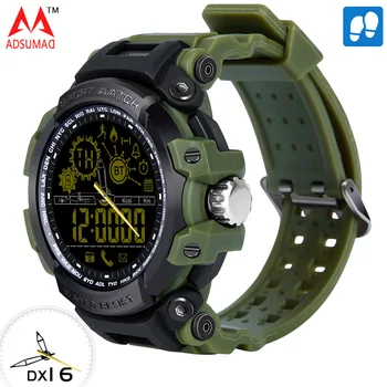 

smart watch DX16 passometer smart clock 5ATM ip68 waterproof smartwatch waterproof for iphone android line needle