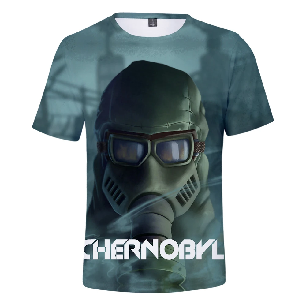 New Popular t shirt Chernobyl T-shirt Summer High Quality Men/Women chernobyl Fashion T-Shirts Tops Soft Top Tees