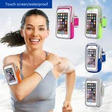 Спортивная сумка для мобильного телефона, наручный мешок для бега, универсальный 5,5 дюймовый спортивный чехол на руку, водонепроницаемый и дышащий