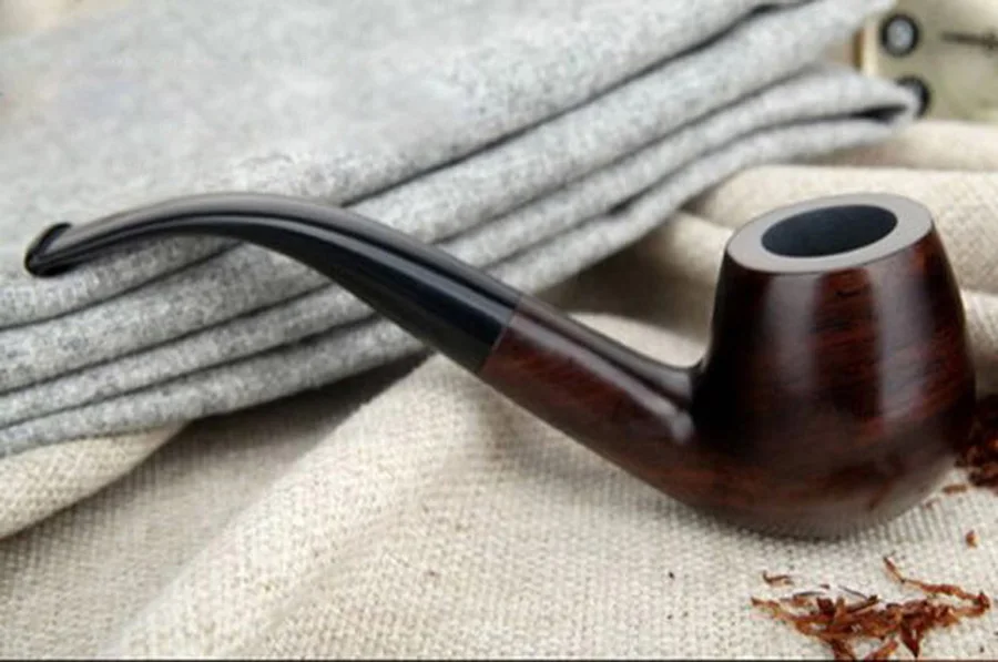 Goede 16 gereedschap 9mm Filters Klassieke Handgemaakte Natuurlijke Houten Pijp Set Rook Tabak Ebony Houten Pijp F508y