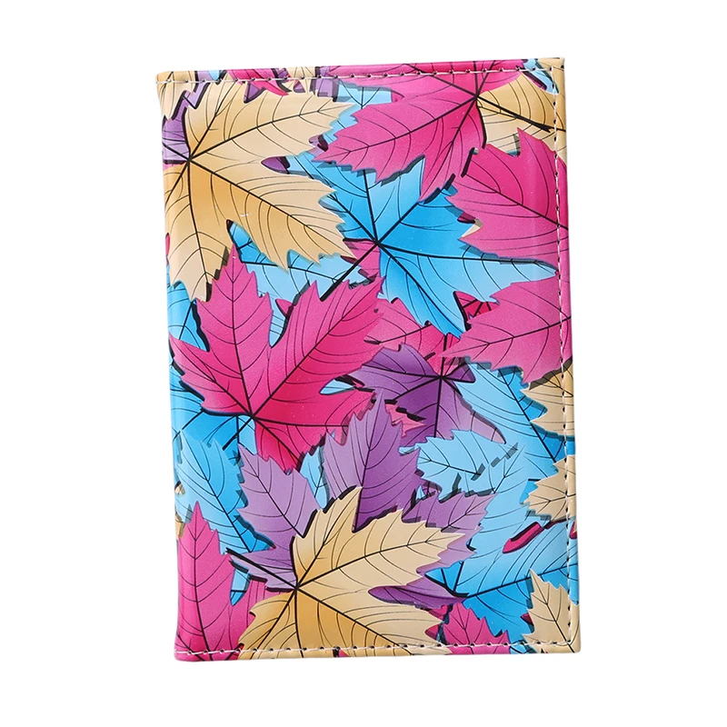 

Maple Leaf PU Leather Russia USA Spain France Passport Covers Passport Holder Men WomenTravelling Passports Case