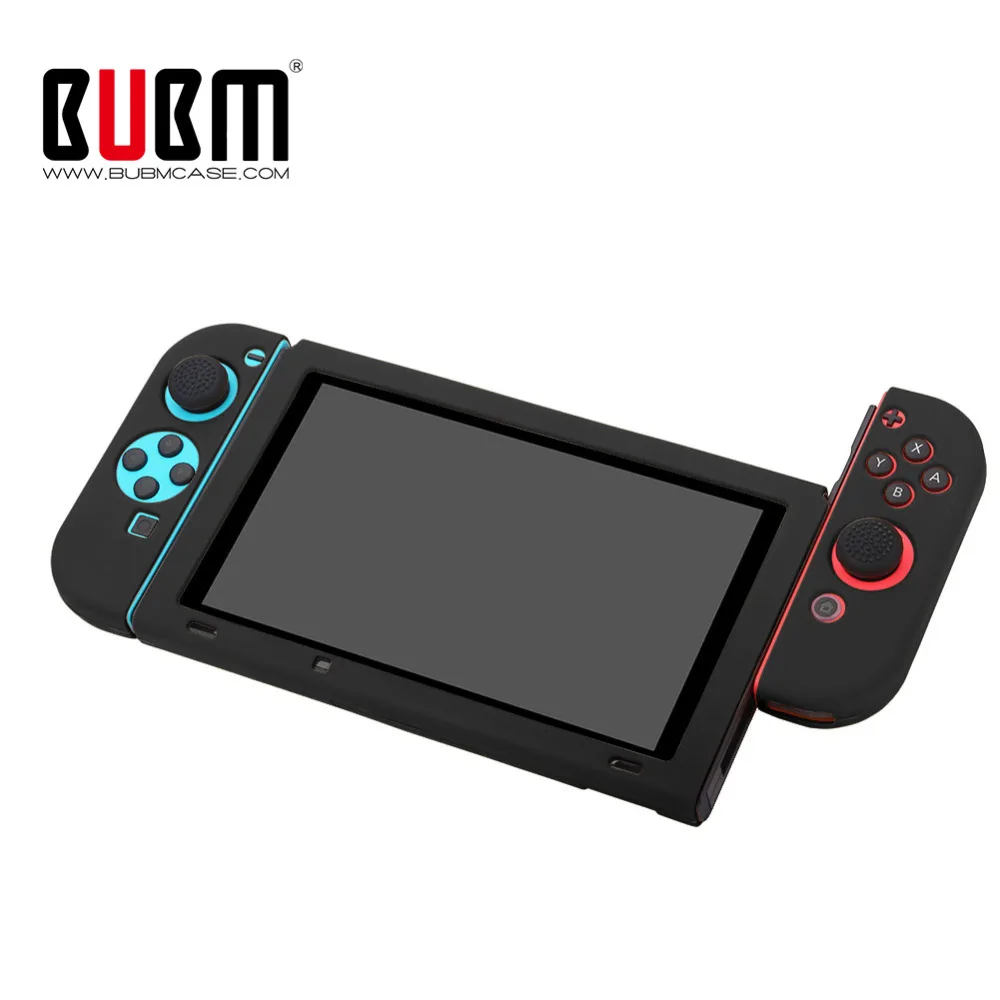 Мягкий силиконовый защитный чехол BUBM/Seperate Body Case/Grip Cover для nintendo Switch NS Console с контроллером Joy-Con