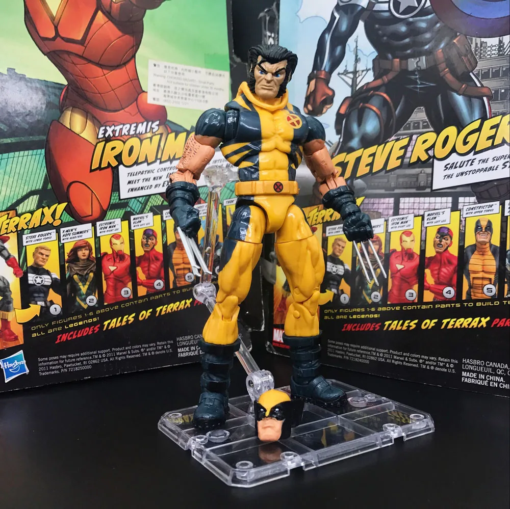 

Marvel Legends Wolverine Logan Unmasked From Jubilee Wave With Stand Action Figure TOY FREE SHIPPING