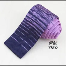 1 шт./партия) Стильный вязаный галстук/геометрический узор в полоску/Ретро стиль модный мужской шейный платок