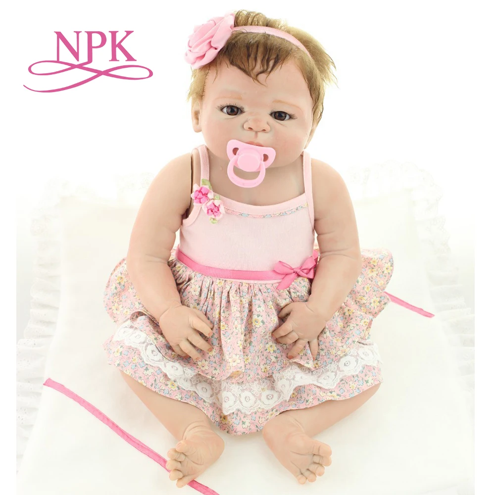 

NPK free shipping realistic reborn baby doll girl victoria by SHEILA MICHAEL so truly real collection finished doll as picture