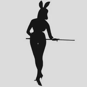 

Lovly bunny girl Sexy hot girl bikini tease Wall Sticker Home Decor Decals fashion design DIY custom made sticker Wall Vinyl