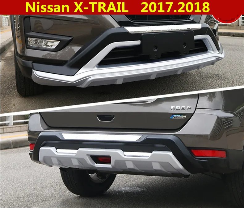 Auto BUMPER GUARD For Nissan X TRAIL 2017.2018 Guard Plate Front+Rear