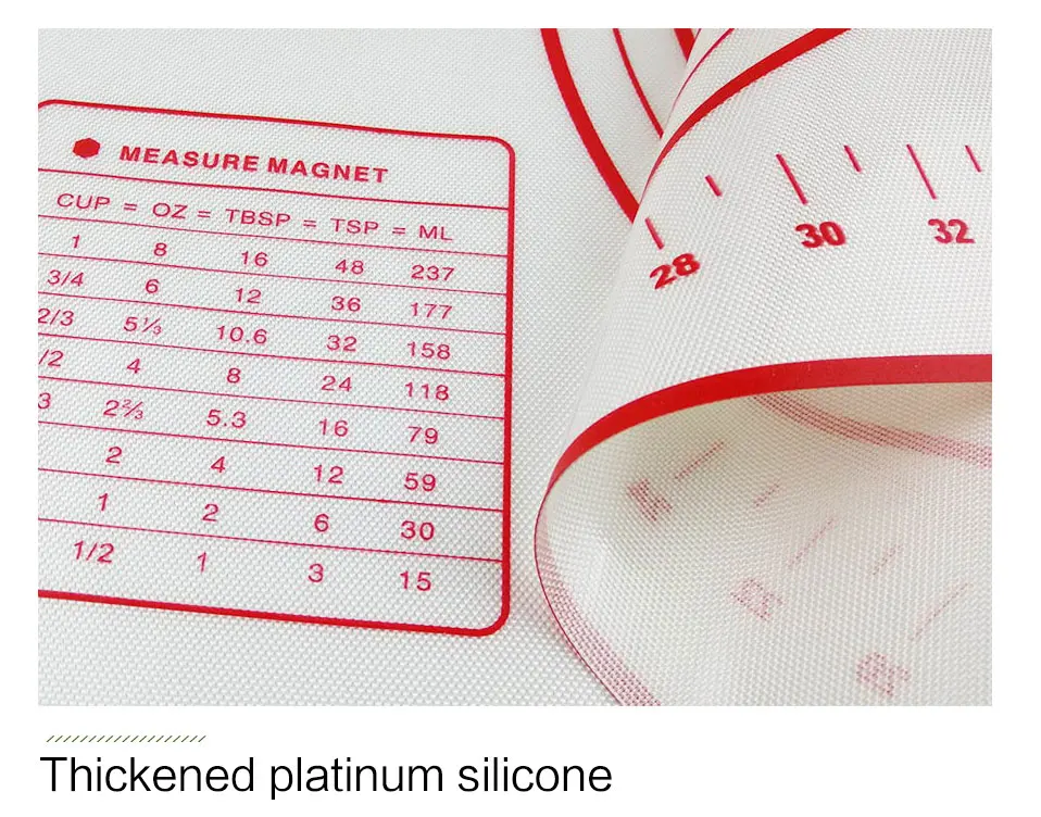Силиконовые коврики для выпечки Силиконовые коврики для духовки для раскатки теста помадка тест антипригарные коврики лист для выпечки Кондитерские коврики Большие размеры
