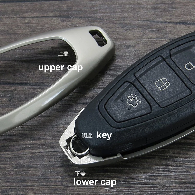 

Auto Car Remote Key Chains For Ford Fiesta Mondeo Focus 3 4 MK3 MK4 Ecosport Kuga Focus ST Accessories Car Key Cover Case Shell