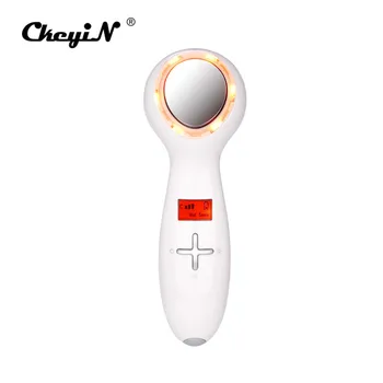 

LED Hot Cold Hammer Light Therapy Vibration Facial Massager Chin Lifting Face Skin Tightening Rejuvenation Beauty Instrument 35