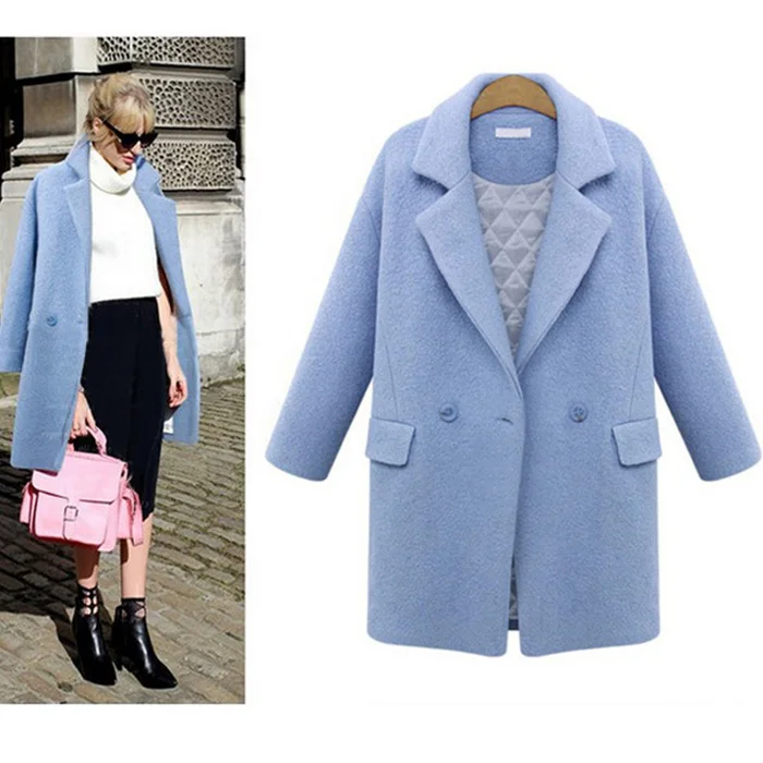 Fall Winter Thickening Warm Cotton Padded font b Women b font Woolen font b Jacket b