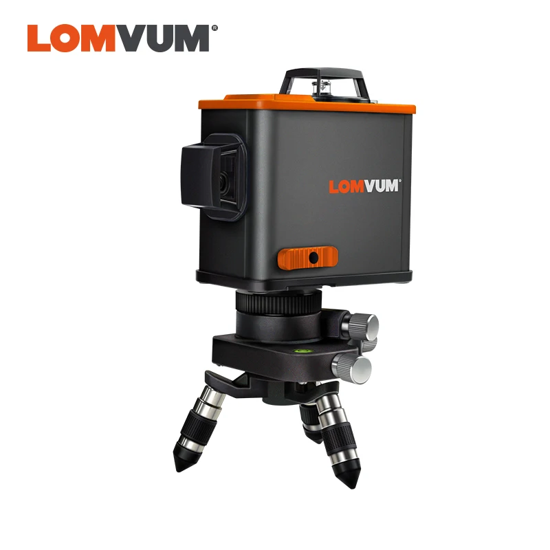 

LOMVUM 12Lines 3D Osram Laser Level Self-Leveling 360 degre Horizontal & Vertical Cross Laser Lever Tripod
