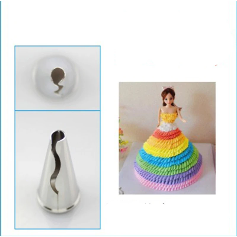 # CP2 насадка для кондитерского печенья с оборками и кремом капкейков|fondant cake decorating
