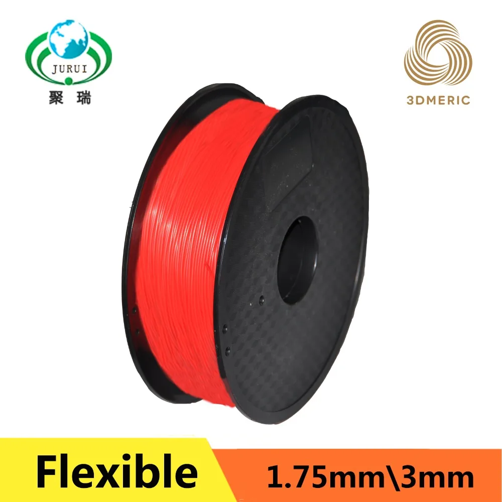 

Red 1.75MM Elastic Soft 3D Printer Flexible Filament For MakerBot/RepRap/UP/Mendel