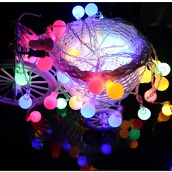 2 м 10 светодиодный свет наружные садовые огни гирлянды сказочные диоды питающиеся от батареек рождественские украшения для украшения дома
