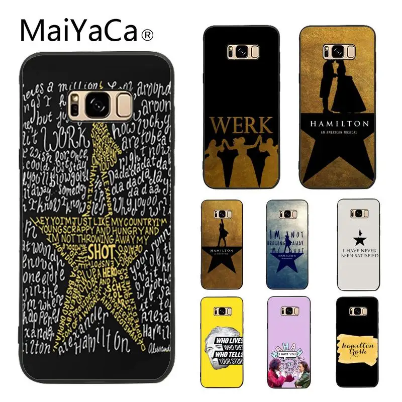 MaiYaCa Case for Galaxy S9 Hamilton Musical Lyrics High