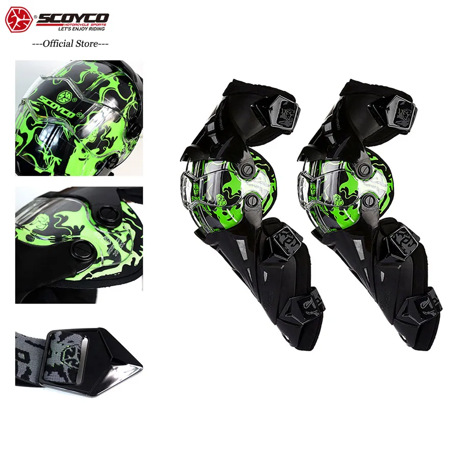 

SCOYCO Motorcycle Knee/Shin Protector MBX MTB Motorcross Anti-fall Windproof Extreme Sport Racing Cycling Motor Knee Protector