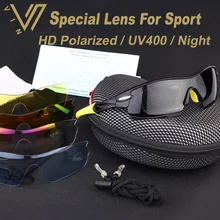 Поляризованные солнцезащитные очки, 5 комплектов, сменные линзы, для вождения, Gafas Oculos Lentes De Sol, одна линза, полированные, другие линзы, UV400
