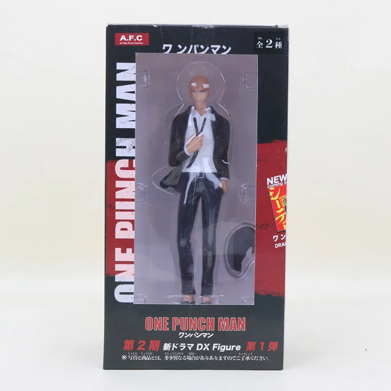 DXF One Punch Man 1/8 Масштаб Окрашенные ПВХ Фигурки Brinquedos One Punchman Saitama Genos ПВХ Фигурки Косплей модель игрушки - Цвет: black in box