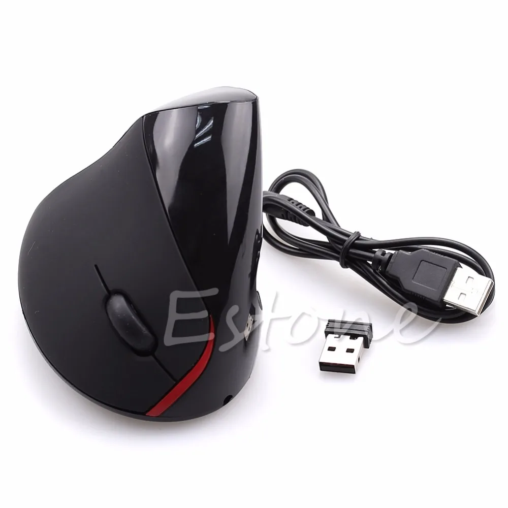 

Vertical Mouse Ergonomic Design 1600 DPI Wireless USB Vertical Optical Mouse for Computer PC