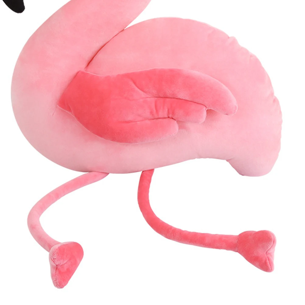 Фламинго плюшевая игрушка чучело пушистая мягкая игрушка подарок для девочек Дети 35 см(открытые глаза