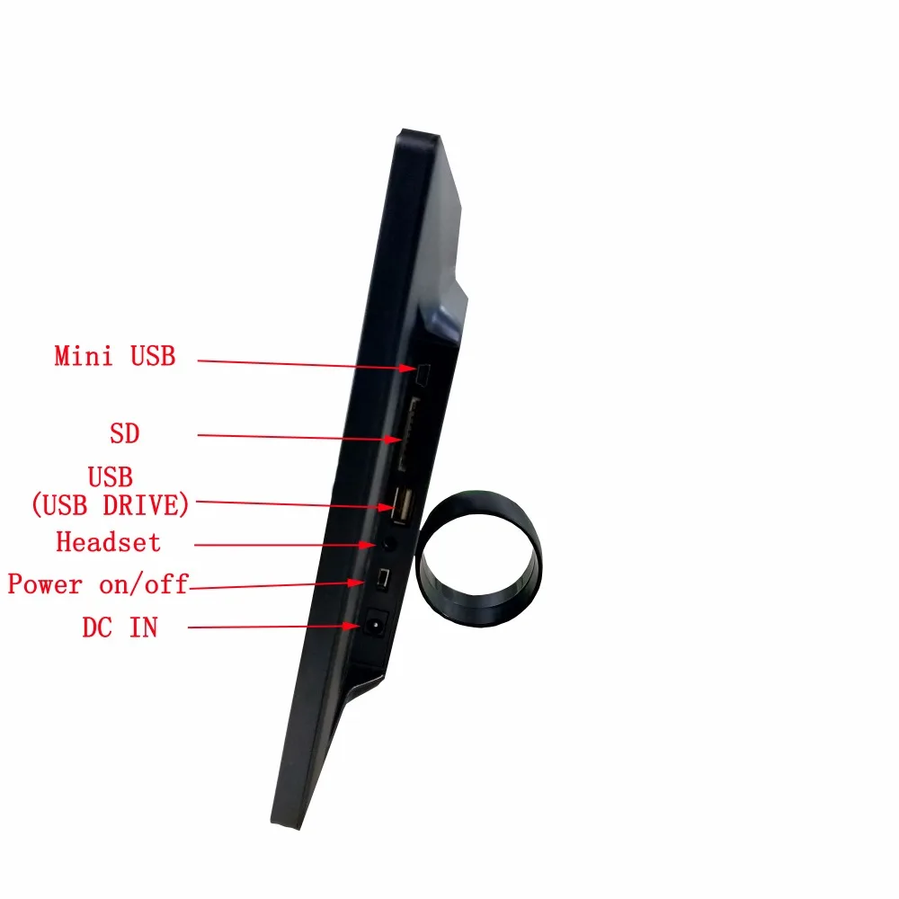 US $76.00 12 inch slideshow loop playback video player picture player support 1080P digital photo frame digital picture frame