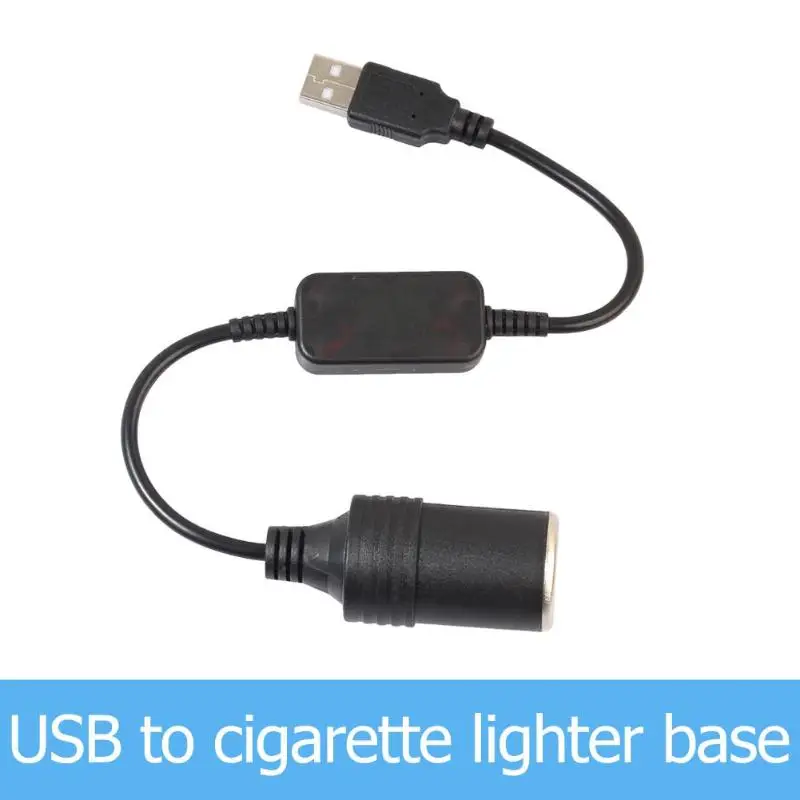 1 шт. 5 в 2 А USB на 12 В 8 Вт Прикуриватель разъем USB мужчин и женщин прикуриватель адаптер конвертер для автомобиля dvr