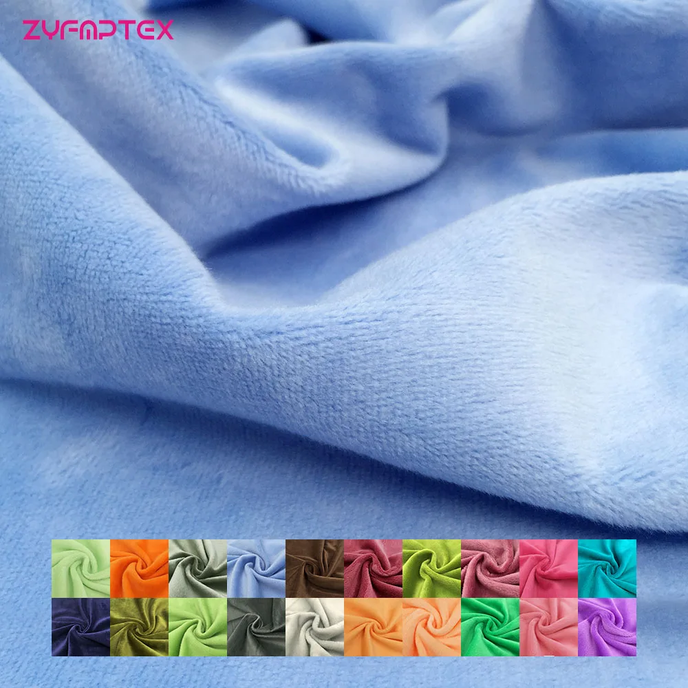 zyfmptex new arrival 20 colors choose plush fabric for sewing ptex sheets