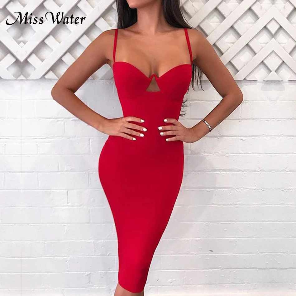 Мисс воды летом 2018 Империя женское платье спагетти StrapSleeveless Club Beach повязки