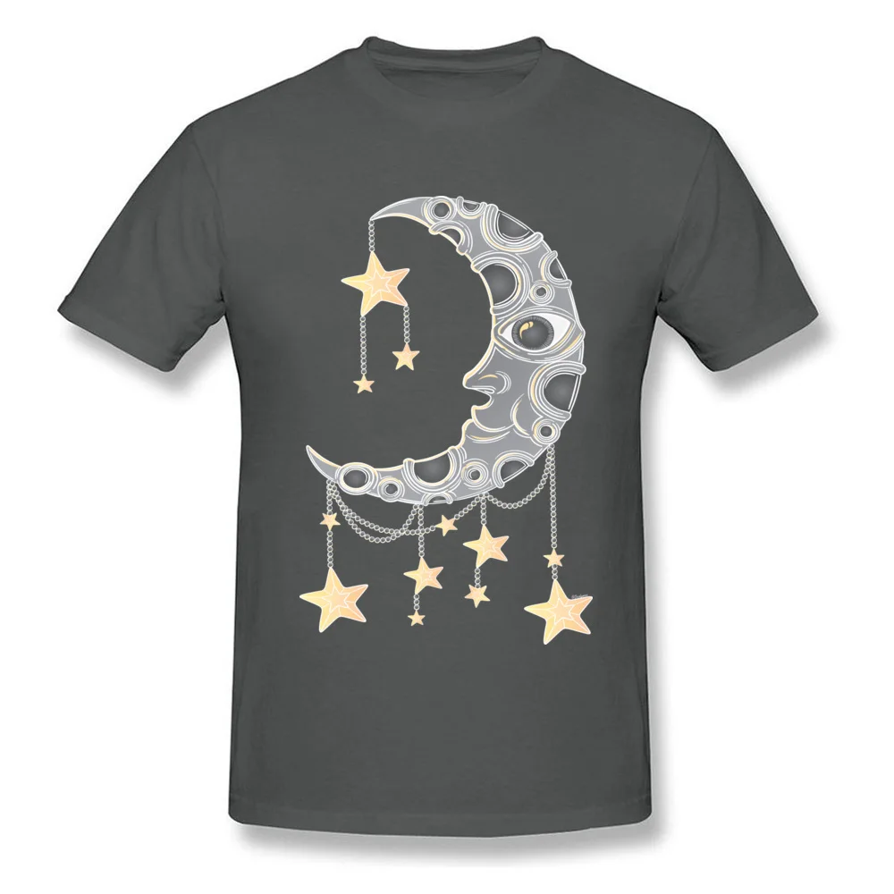 Crescent Moon Tops Shirt Rife Round Neck Printed On Short Sleeve Cotton Men Top T-shirts Cool Tee-Shirt Top Quality Crescent Moon carbon
