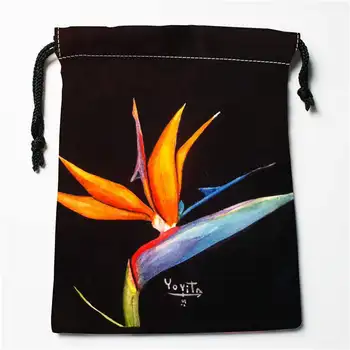 

Custom Printing flowers Drawstring Shopping Bags Travel Storage Pouch Swim Hiking Toy Bag Unisex Multi Size18-12-05-3