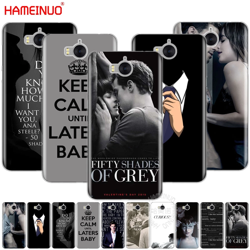 HAMEINUO 50 оттенков серого цвета детский чехол для сотового телефона huawei honor 3C 4X 4C 5C 5X 6