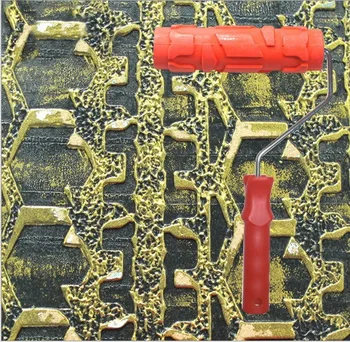 

Diatom ooze tools wall printing mould 7 inch rubber embossed roller no . 144