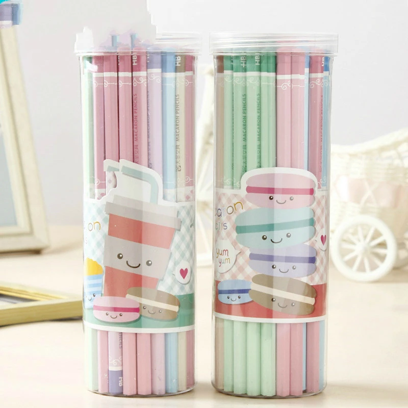 

50pcs pencils kawaii cute Pencil set for children student office & school stationery wholesale drop shipping