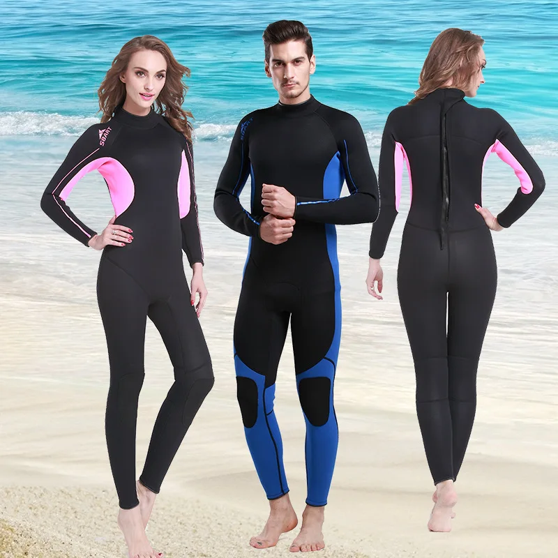 

Sbart 3MM Neoprene Diving wetsuit full body women men one piece Scuba Snorkeling swimming Spearfishing Suit Warm protective