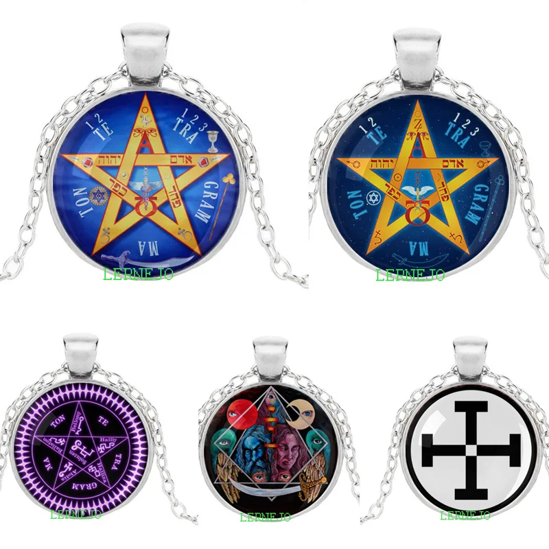 Ожерелье амулет Tetragrammaton иврит Библия четыре буквы имя Бога Хашем подвеска YHWH
