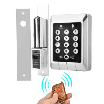 

005ID Door Access Control System Kit With Magnetic Lock ID Card Reader Remote Control AC90-260V