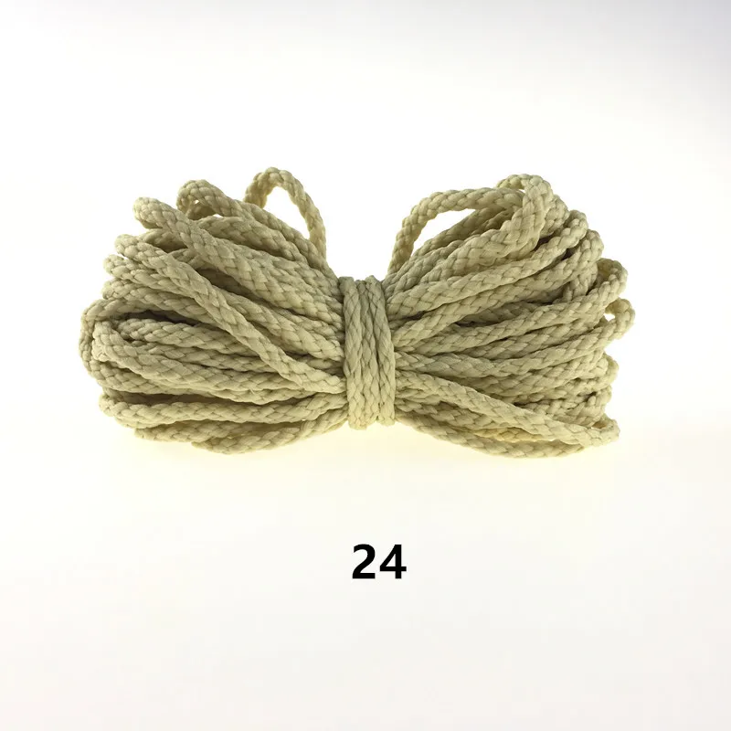 5 мм 10 ярдов/партия DIY аксессуары для дома витые круглые шнуры из полиэфирного волокна декоративная веревка ручной шнурок