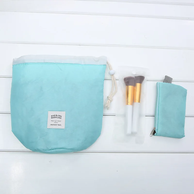 Round women makeup bag travel make up organizer Cosmetic bag female storage toiletry kit case Round women makeup bag travel make up organizer Cosmetic bag female storage toiletry kit case