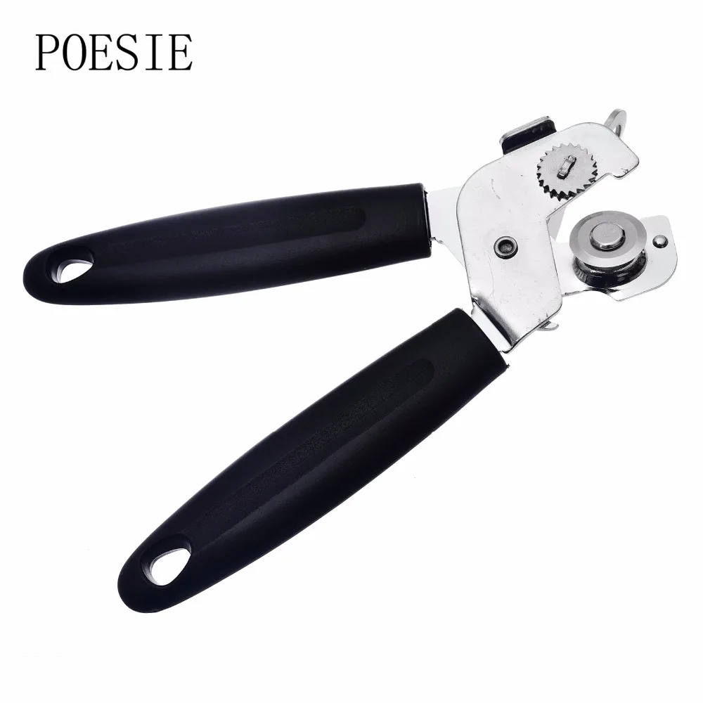 Hot Multifunctional Professional Stainless Steel Tin Can Opener Grip Opener Beer Cans Bottle Opener Kitchen New