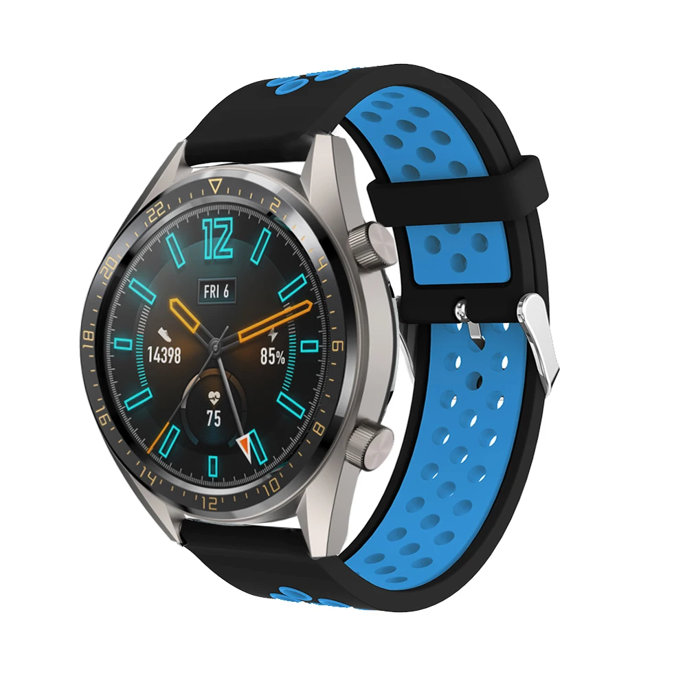 Silicone Watchband Strap for Huawei Watch GT 2 GT 46mm /GT 2e/HONOR Magic Band Sport Bracelet 22MM Wristband For GT2 Pro Correa silicone watch band,silicone watch strap,silicone wrist strap,watch strap