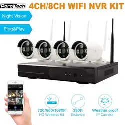 Wifi безопасности 8CH NVR комплект беспроводная система камеры 960 P/1080 P 1.3MP 2MP HD видео система наблюдения CCTV наружная камера NVR наборы