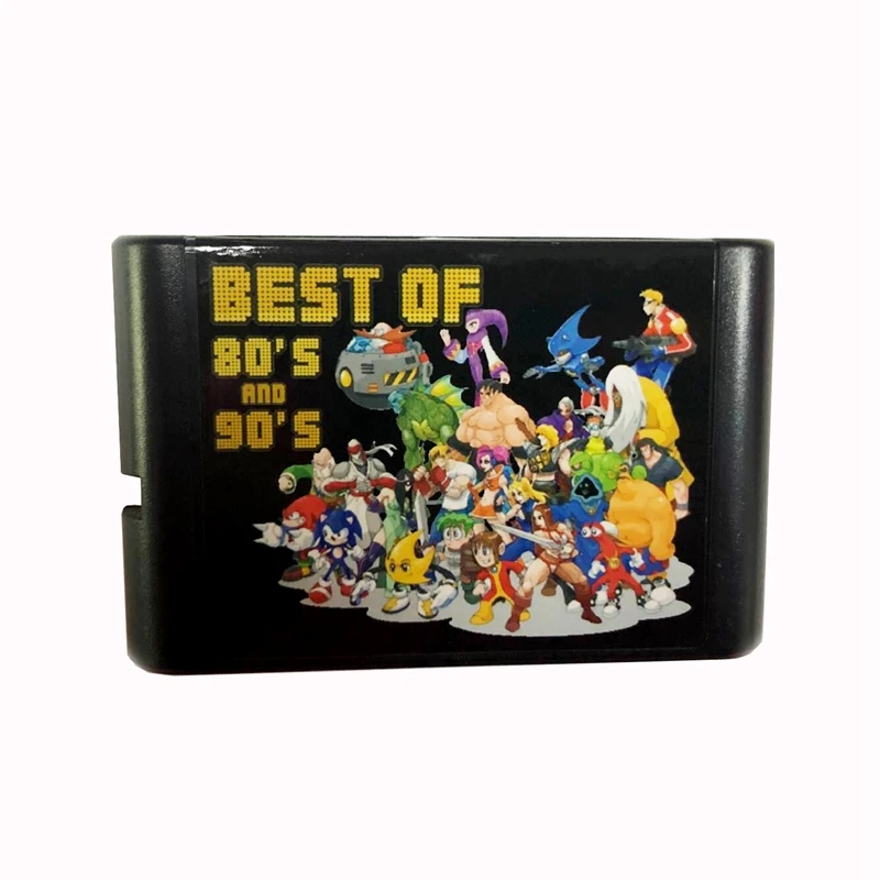 Новое поступление 196 в 1 Горячая Коллекция игр для SEGA бытие MegaDrive 16 бит карточная