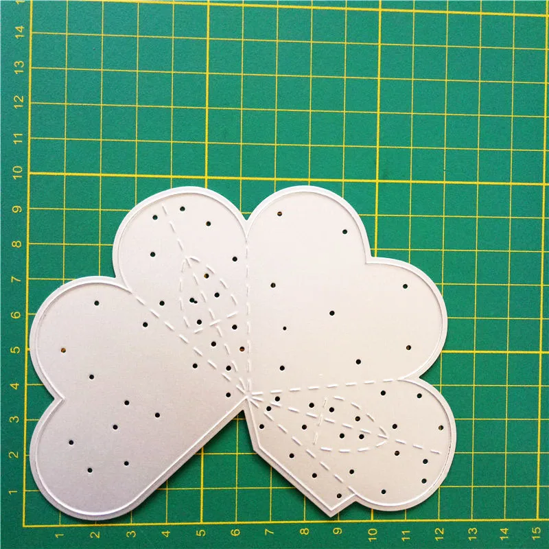 Irregular Figure heart cutting Dies Household fold paper products metal dies Craft Embossing Scrapbooking|Вырубные штампы| |