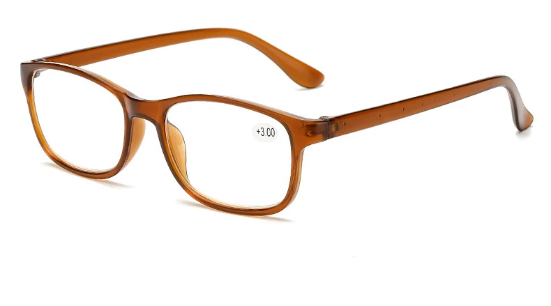 VCKA ультра-светильник очки для чтения бренд для женщин и мужчин TR90 пластиковые анти-капля увеличительные пресбиопические очки+ 1+ 1,5+ 2+ 2,5+ 3+ 3,5+ 4,0 - Цвет оправы: 2