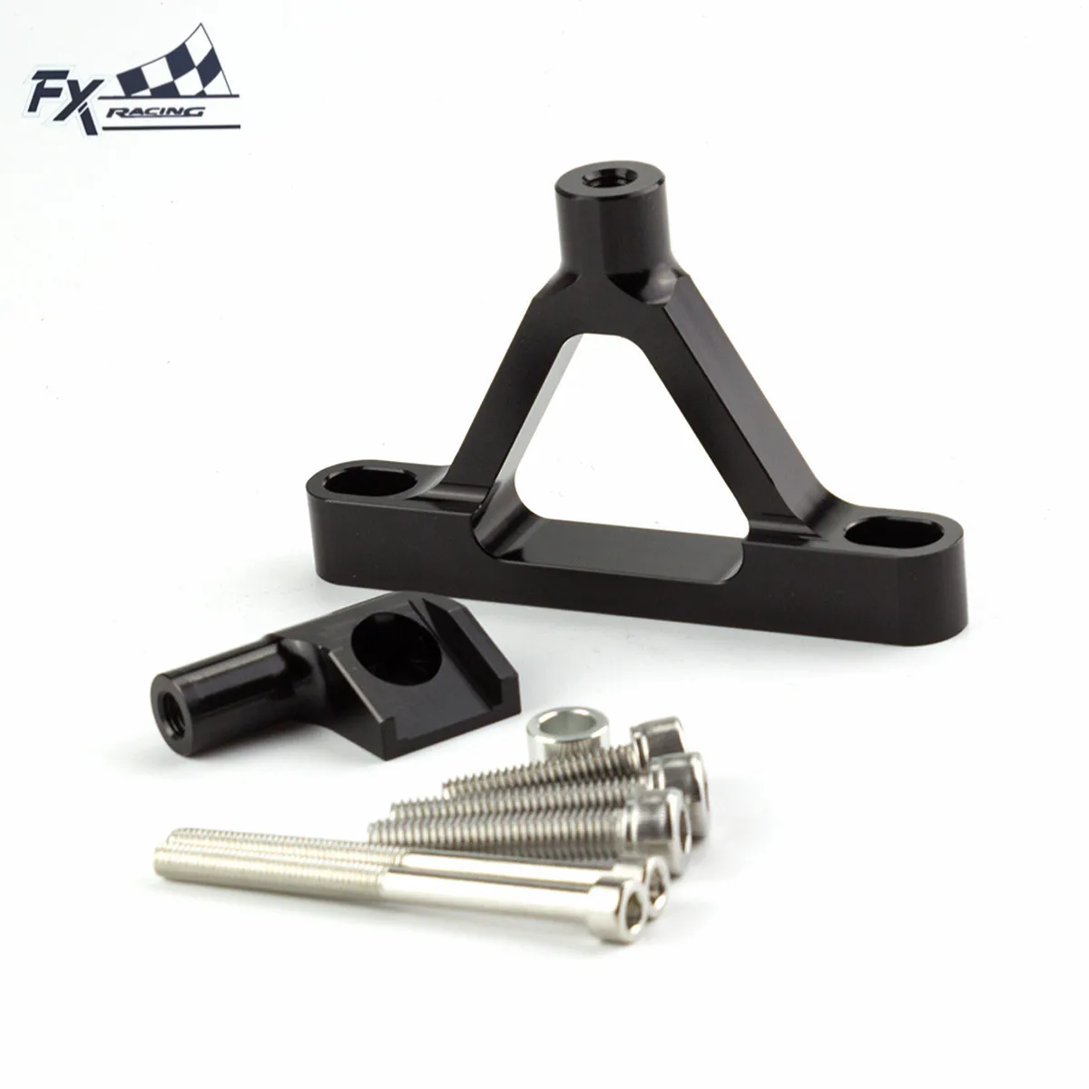 

CNC Motorcycle Stabilizer Steering Damper Mount Kit Bracket Support For Kawasaki ZX6R ZX-6R ZX 6R 2007-2008