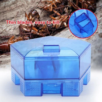 

Non-toxic Traps Box Effective Useful Home Tool Roach Catcher Killer Bait Tansparent Kitchen Cockroach