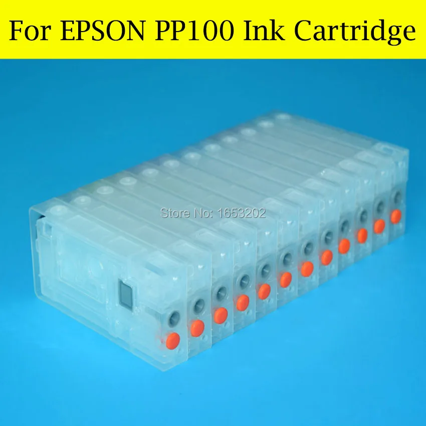 6 шт./лот пустой чернильный картридж PP100 для Epson PP-100 PP100N PP100AP PP-100N PP100II PP-100AP принтер |